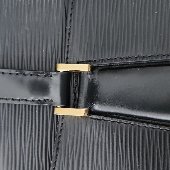 VINTAGE ashneil | black leather shoulder bag - Picture 3 of 10